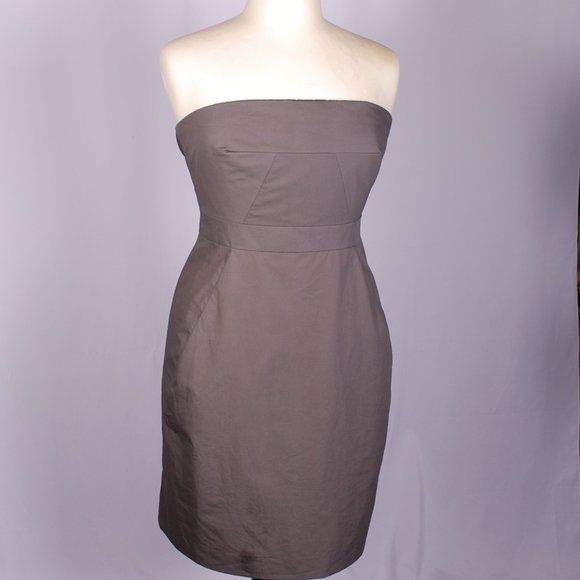J. Crew Dresses Euc J Crew Strapless Empire Waist Aline Dress Sz 4